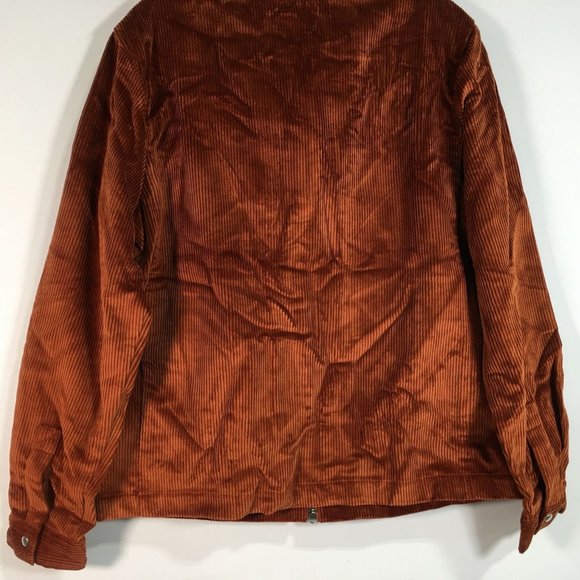 Bhode x Brisbane Moss Cord Full Zip Jacket, Men's Size M - Cinnamon - Picture 13 of 13